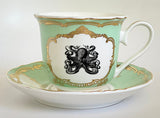 Octopus Tea Set, vegan bone china, GREEN ON PREORDER