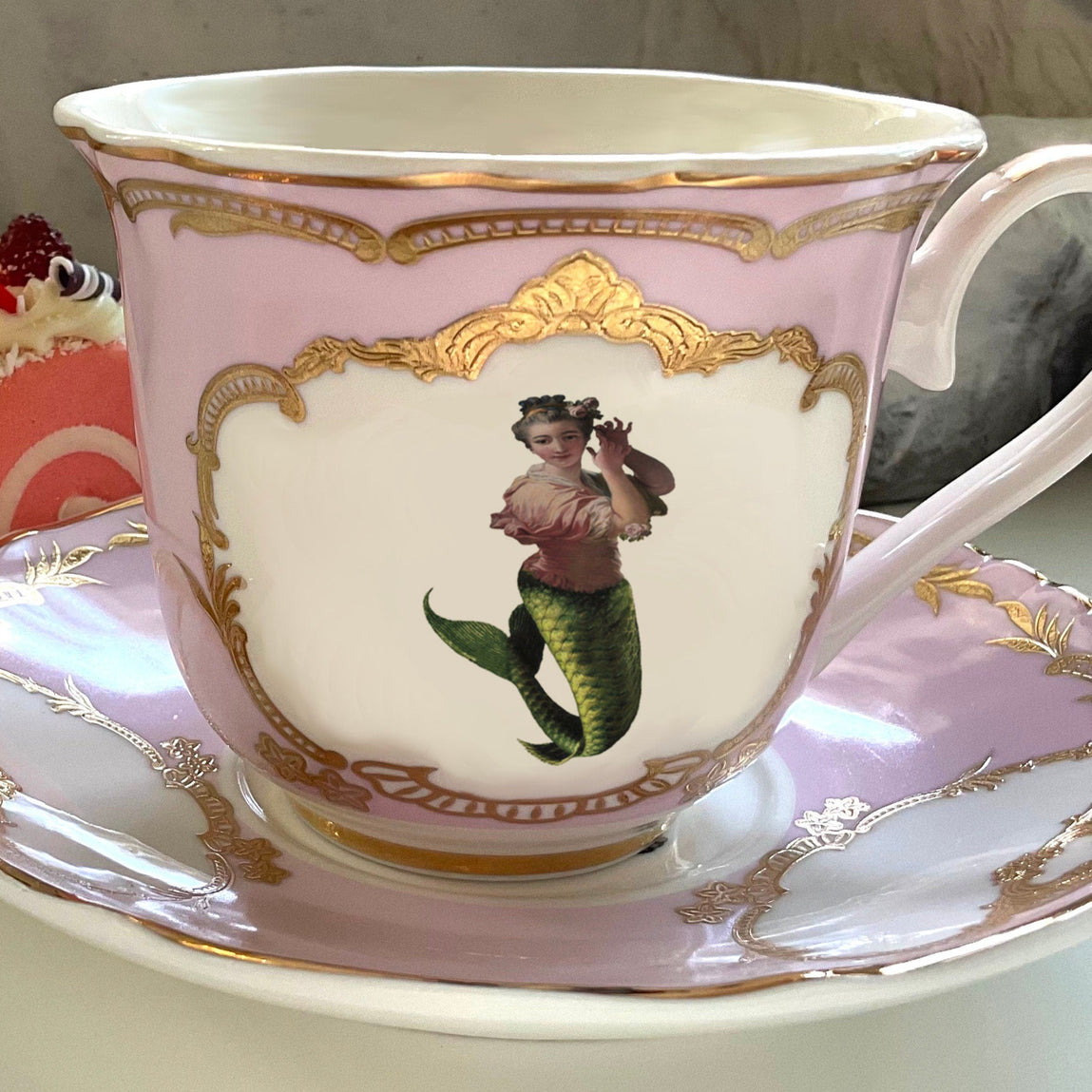 Mermaid cheap tea set