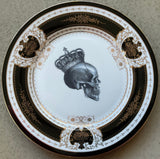 Skull Plate or Teacup & Saucer Set, 8 oz, Porcelain
