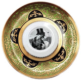 Gothic "Man With Raven" Plate or Teacup & Saucer Set, 8 oz, Porcelain