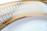 Gold Royal Skull Plate or Teacup & Saucer Set, 8 oz, Porcelain