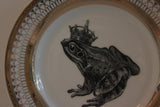 Royal Toad Plate and Teacup & Saucer Set, 8 oz, Porcelain