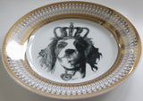 King Charles Cavalier Spaniel Plate or Teacup & Saucer Set, 8 oz, Porcelain