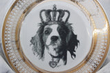 King Charles Cavalier Spaniel Plate or Teacup & Saucer Set, 8 oz, Porcelain